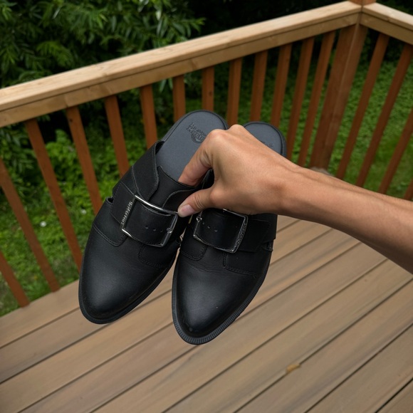 Dr Martens Nyro Leather Mule with Buckles - Picture 6 of 7